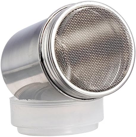 iKonbi Powder Sprinkler Stainless Steel, for Cocoa, Masala, and