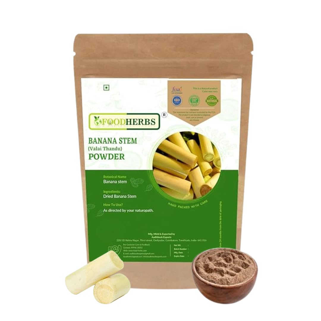 Foodherbs Banana Stem Powder 100 gm/Vazhaithandu