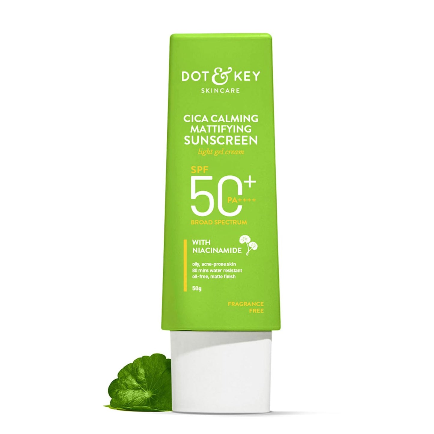Dot & Key CICA Calming Mattifying Sunscreen SPF 50 PA++++ For Oily Acne Prone & Sensitive