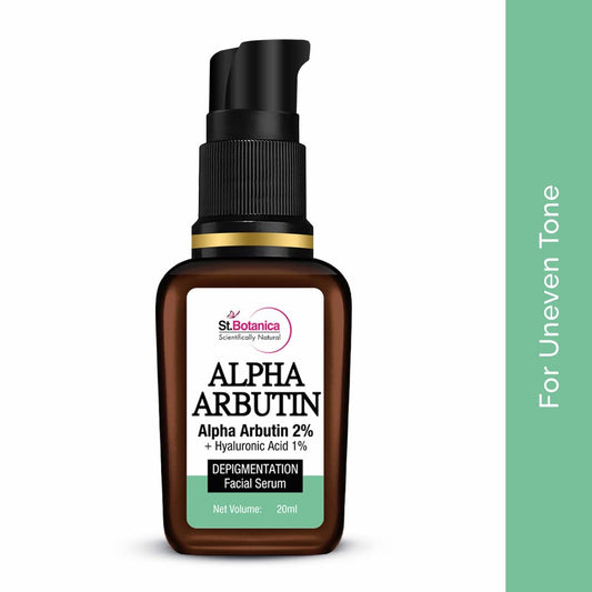 StBotanica Alpha Arbutin 2% + Hyaluronic Acid 1% Face Serum: 20 ml