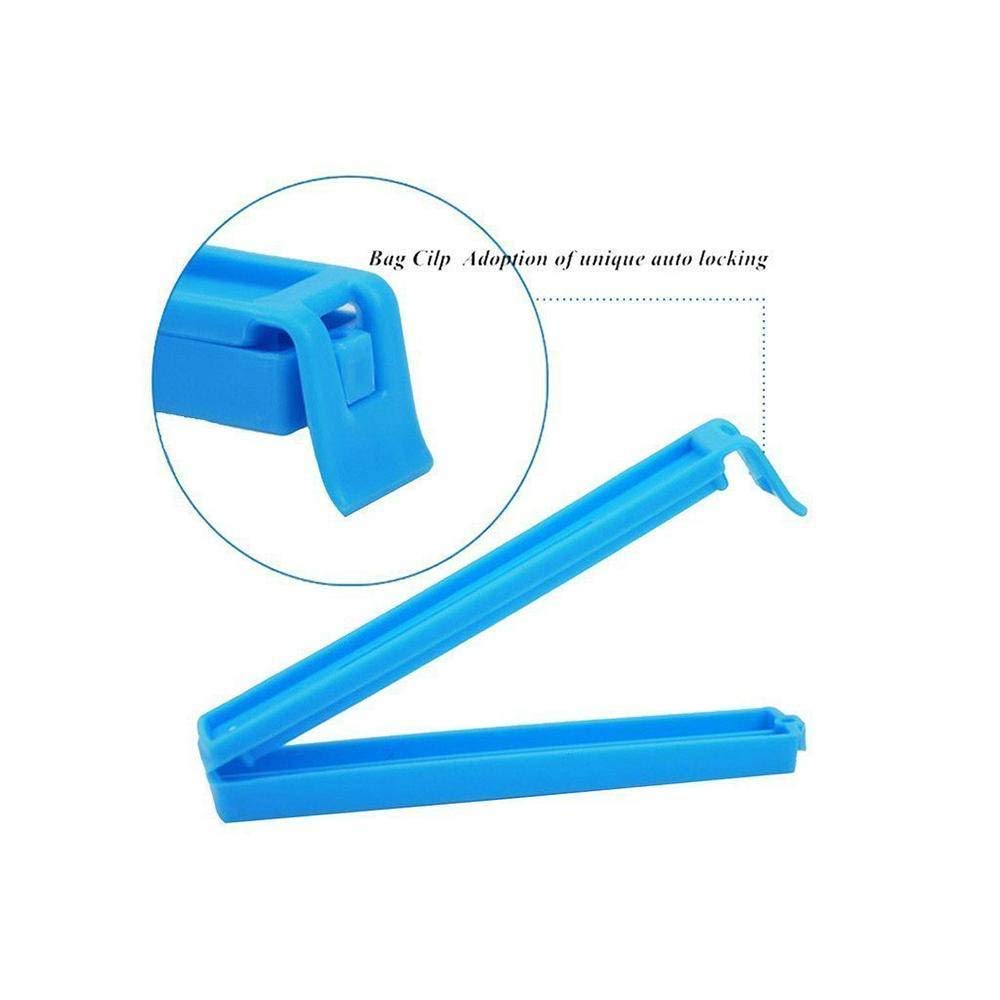 iKonbi Multipurpose Food Snack Plastic Bag Clip Sealer/Packet Sealer Clamps/Manual Vacuum Bag Sealer/Food Pouch Clip/Bag Zipper for Home Kitchen Multicolor -18pc