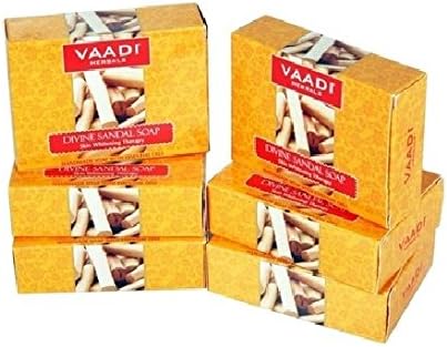 Vaadi Herbals Divine Sandal Soaps with Saffron & Turmeric -