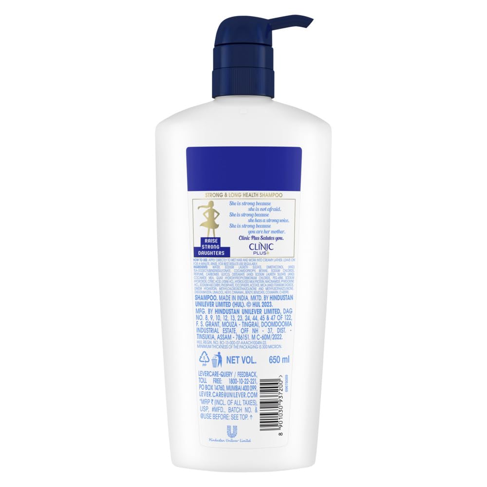 Clinic Plus Strong and Long Health Shampoo: 650 ml