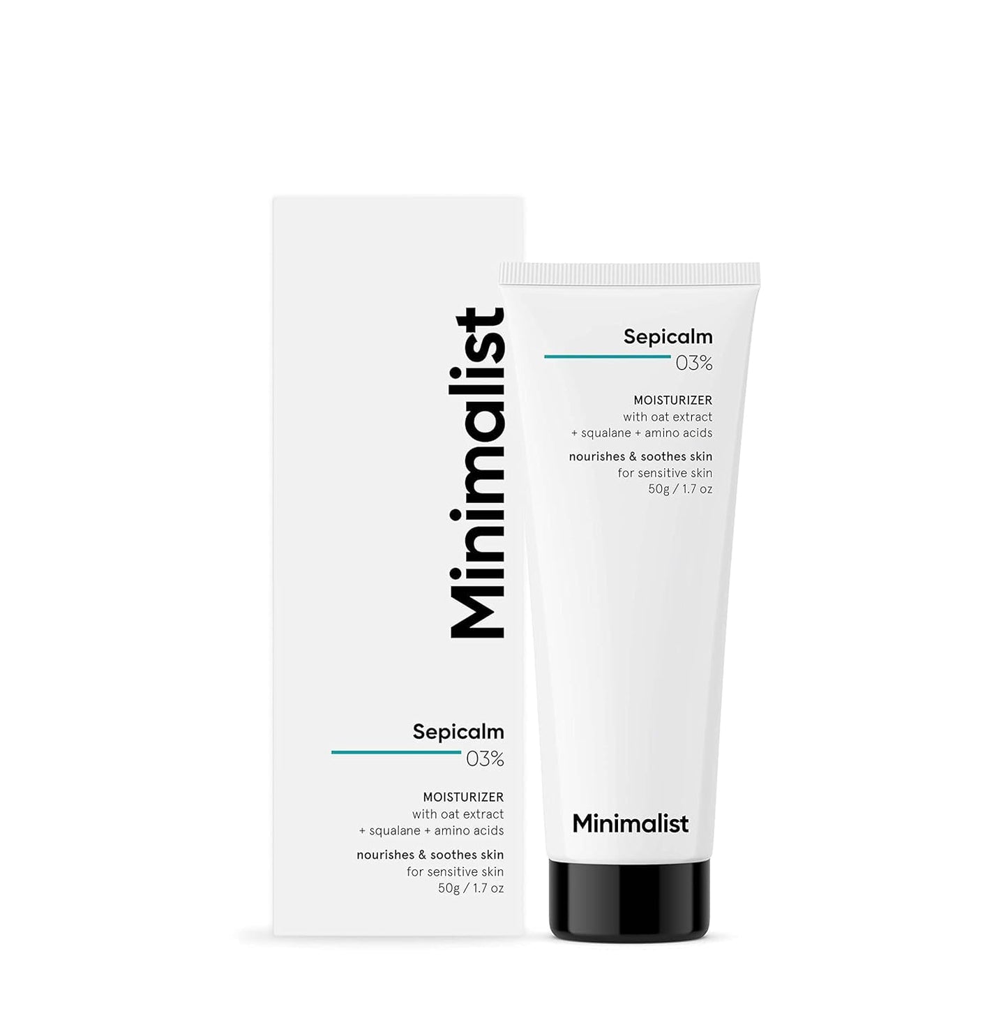 Minimalist Sensitive Skin Face Moisturizer: 3% Sepicalm,