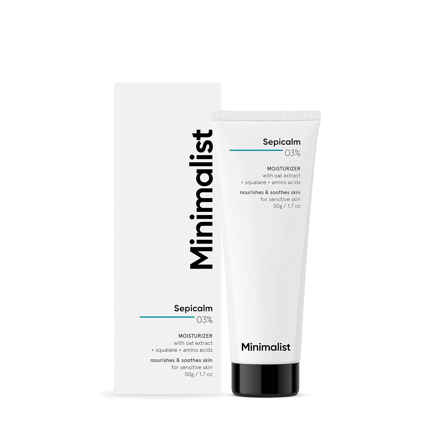 Minimalist Sensitive Skin Face Moisturizer: 3% Sepicalm,