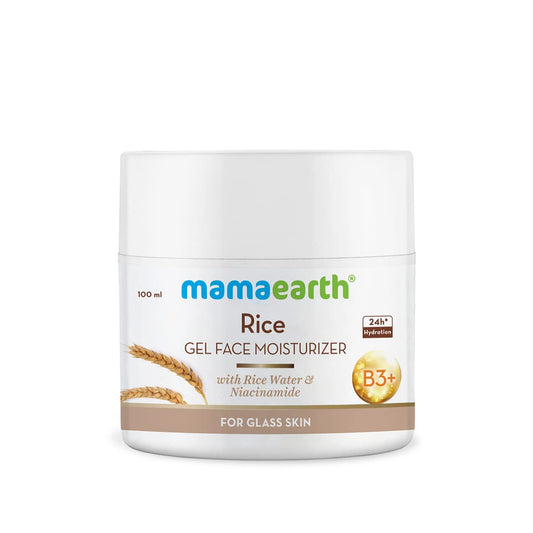 Mamaearth Rice Gel Face Moisturizer: Rice Water & Niacinamide, 100