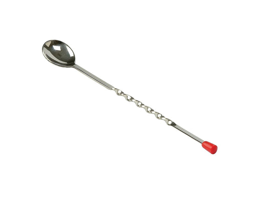 iKonbi Stainless Steel Bar Spoon- Bar Spoon, Fork, Crusher, Knob- Set of 4