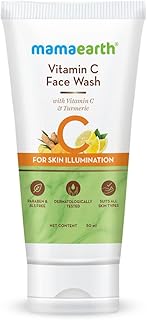 Mamaearth Vitamin C FaceWash with Vitamin C and Turmeric- 50 ml