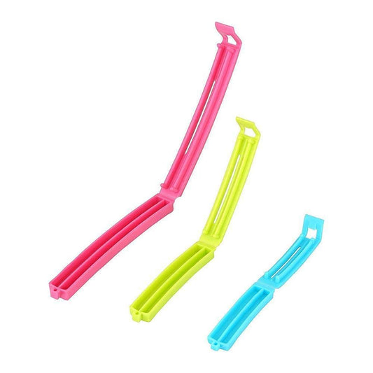 iKonbi Multipurpose Food Snack Plastic Bag Clip Sealer/Packet Sealer Clamps/Manual Vacuum