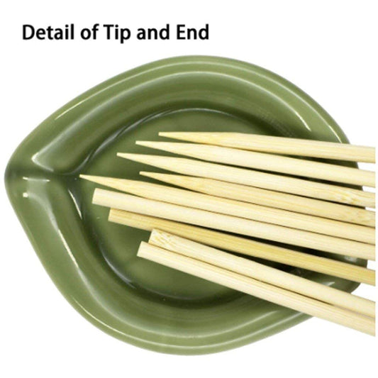 iKonbi Natural Bamboo Skewers,Barbeque,Wooden Skewers,Skewer Sticks,Kebab Sticks,Short Skewers,Wooden Kebab Skewers -Skewers for Fruit Kabobs,Appetizer, Chocolate Fountain, Cocktail More Food- 90 Pcs 8 inch