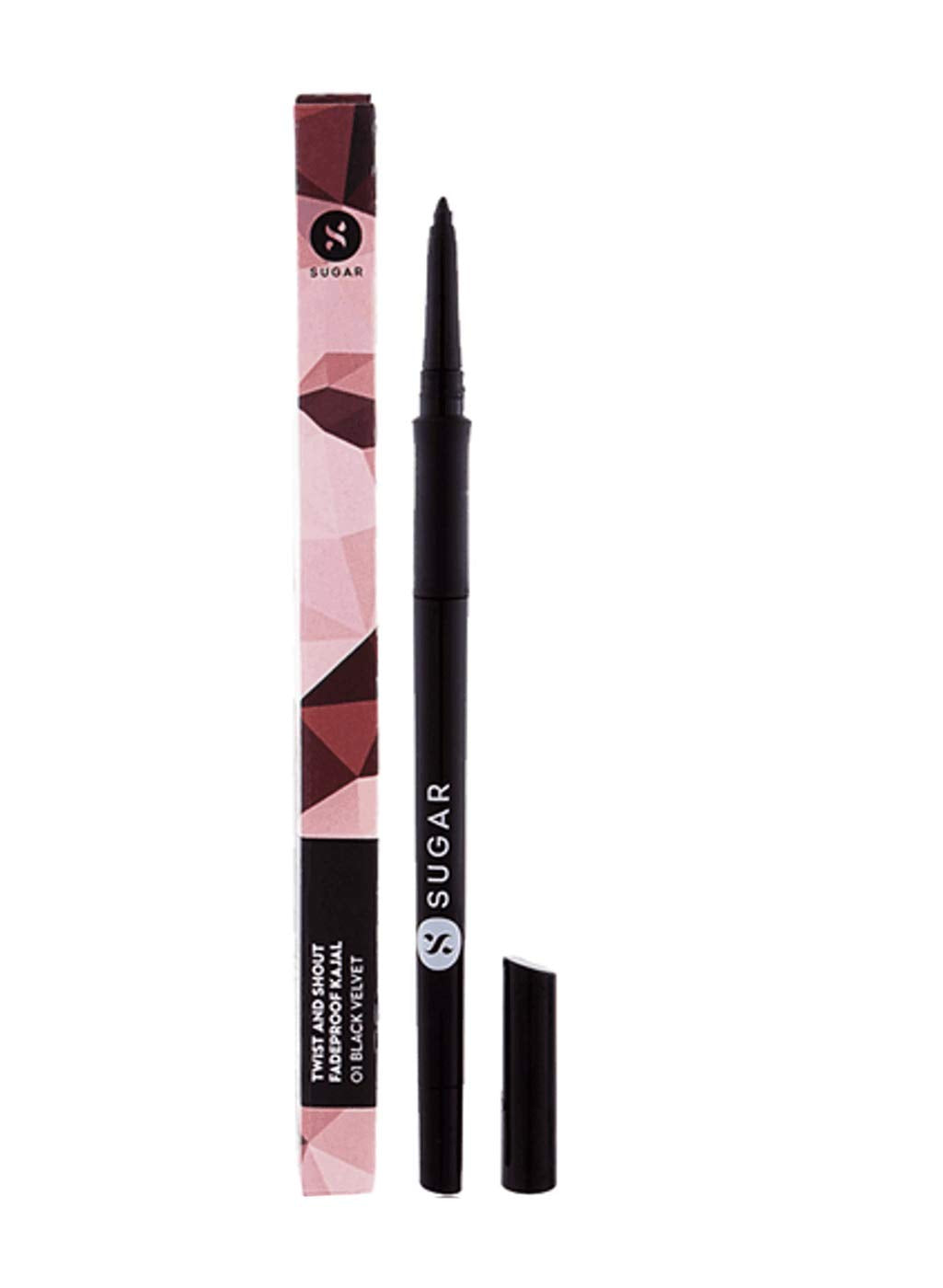 SUGAR Twist And Shout Fadeproof Eye Pencil: 01 Black Velvet