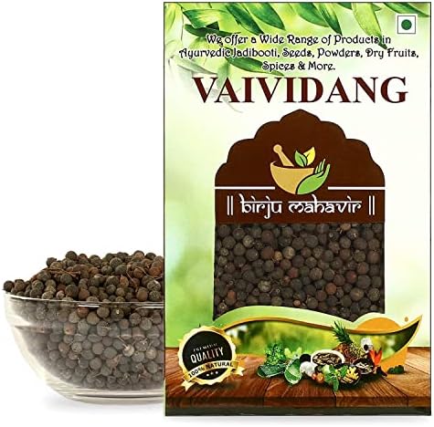 Birju Mahavir VAIVIDANG/BAI BIDANG/VIDANGA/EMBELIA Ribes/False Black Pepper- 200 GM (BMKB-