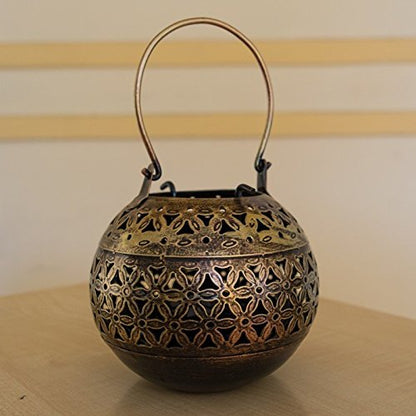 iKonbi Moroccan Vintage Tea Light Holder Lantern for Christmas/Festival/Party Lighting