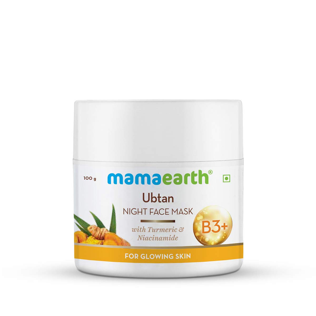 Mamaearth Ubtan Night Sleep Face Mask: Turmeric & Niacinamide, 100