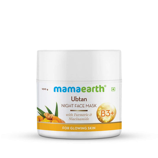 Mamaearth Ubtan Night Sleep Face Mask: Turmeric & Niacinamide, 100
