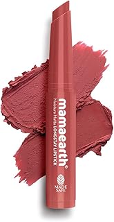 Mamaearth Moisture Matte Longstay Mini Lipstick: 01 Carnation Nude, 0.7