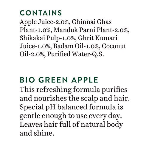 Biotique Bio Green Apple Shampoo & Conditioner: Oily Scalp & Hair, 190 ml