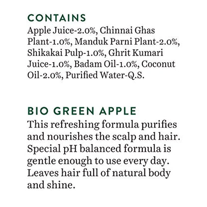 Biotique Bio Green Apple Shampoo & Conditioner: Oily Scalp & Hair, 190 ml