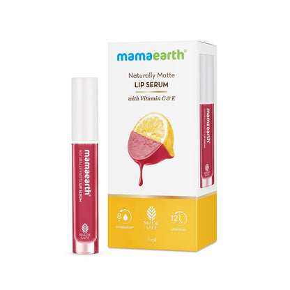 Mamaearth Naturally Matte Lip Serum: 06 Candylicious Nude, 3 ml