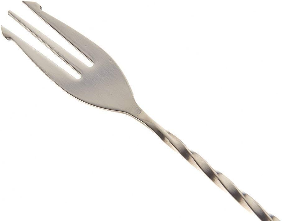 iKonbi Stainless Steel Bar Spoon with Fork Size 30 Cm Long