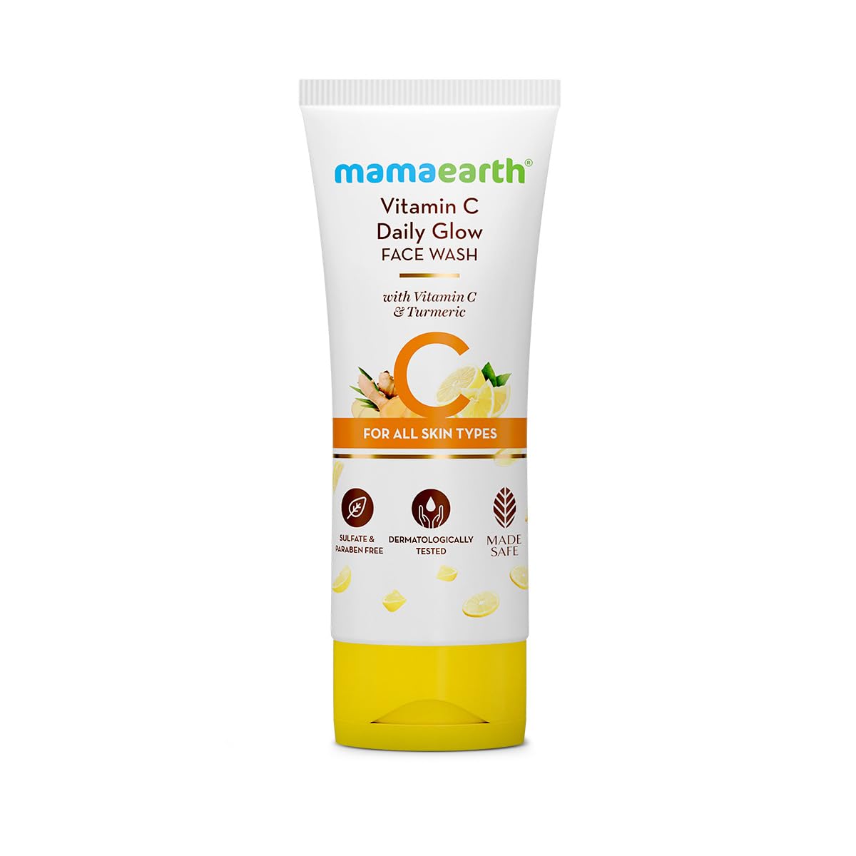 Mamaearth Vitamin C Face Wash: Turmeric, 100 ml