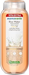Mamaearth Rice Water Moisturizing BodyWash with Rice Water & Hydrating Lily Scent for Dewy
