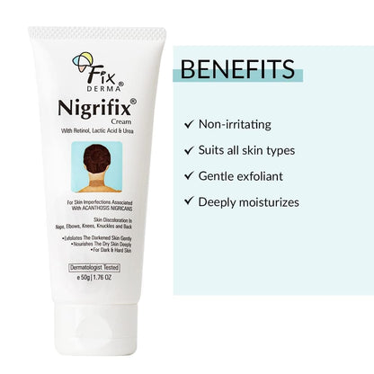 Fixderma Nigrifix Cream: For Dark Body Parts, 50 g