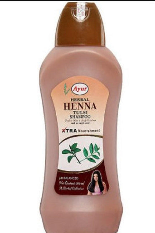 Ayur Henna Tulsi Shampoo: Hair & Scalp Vitalizer,
