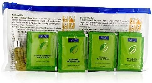 VLCC Insta Glow Facial Kit: 5 x 10g, Professional Salon