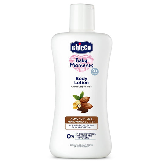 Chicco Baby Moments Body Lotion, Almond Milk & Murumuru Butter,