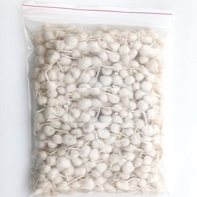 Cotton Wicks Round Diya Batti: Pooja Oil Lamps, 500