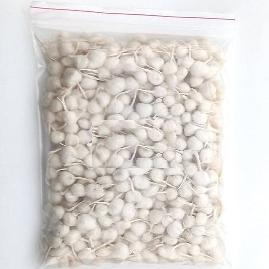 Cotton Wicks Round Diya Batti: Pooja Oil Lamps, 500
