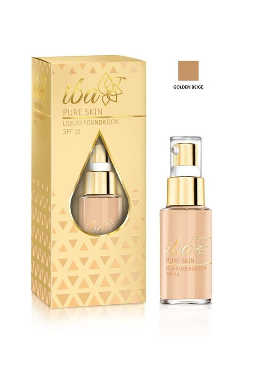 Iba Halal Care Pure Skin Liquid Foundation: Golden Beige,