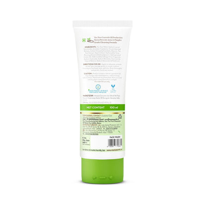 Mamaearth Tea Tree Face Wash: Acne & Pimples, 100 ml