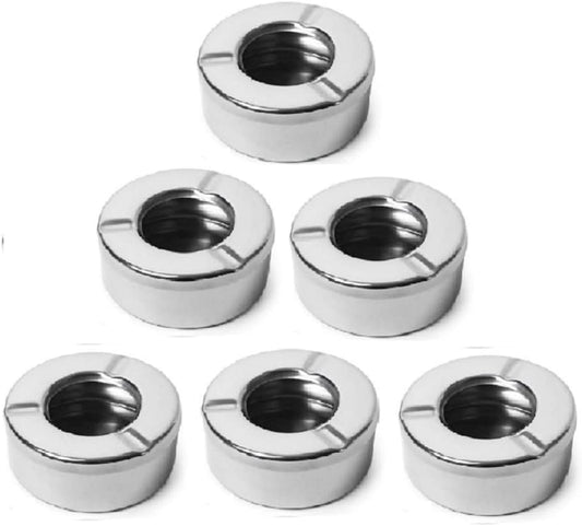 iKonbi Stainless Steel Lid Ash Trays Set of
