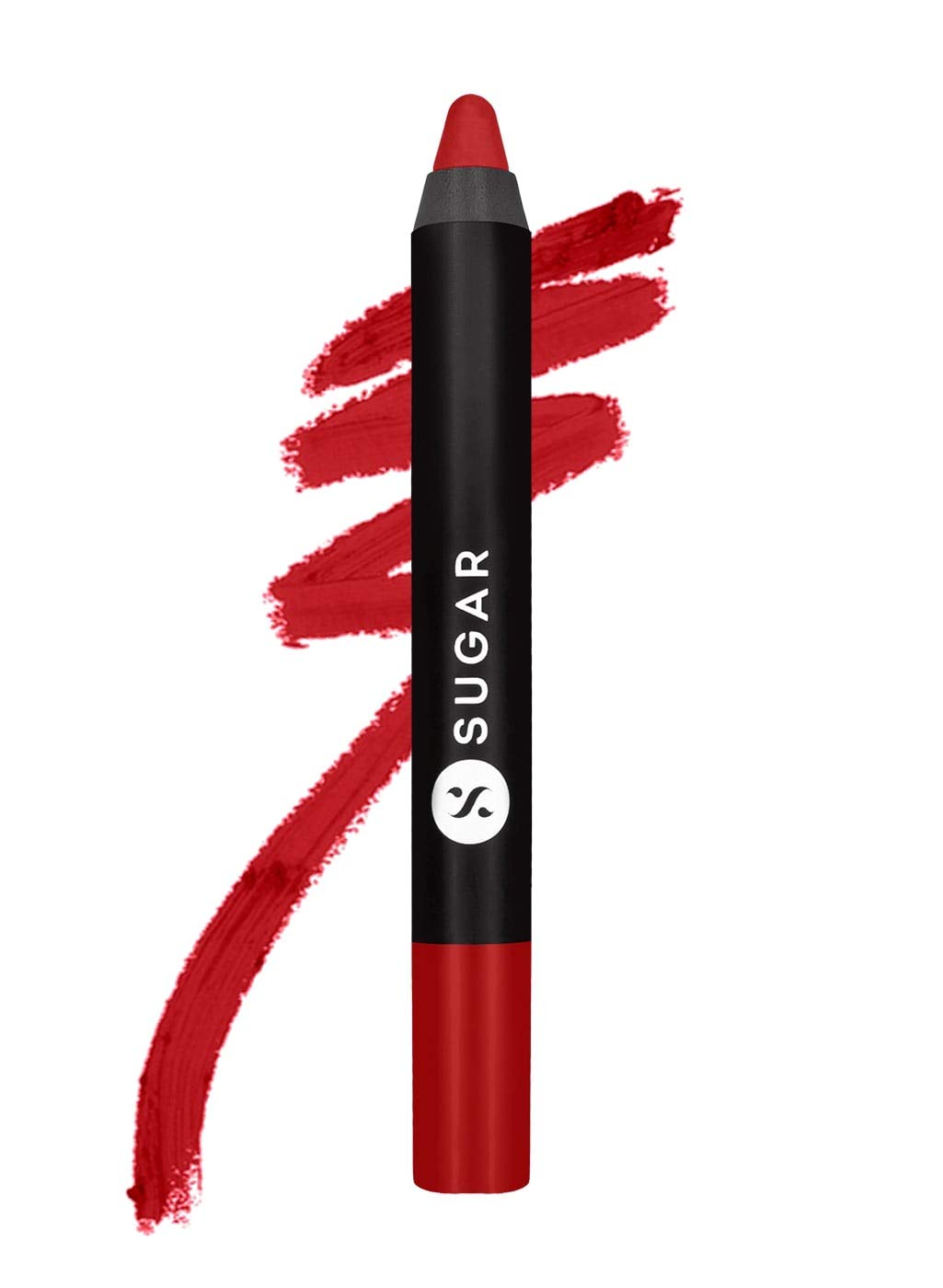 SUGAR Cosmetics Matte As Hell Crayon Lipstick: 01 Scarlett O'Hara, 2.8
