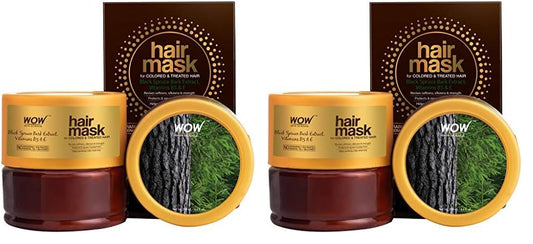 WOW Moroccan Argan Oil HairMask: Pack of 2, 200 ml