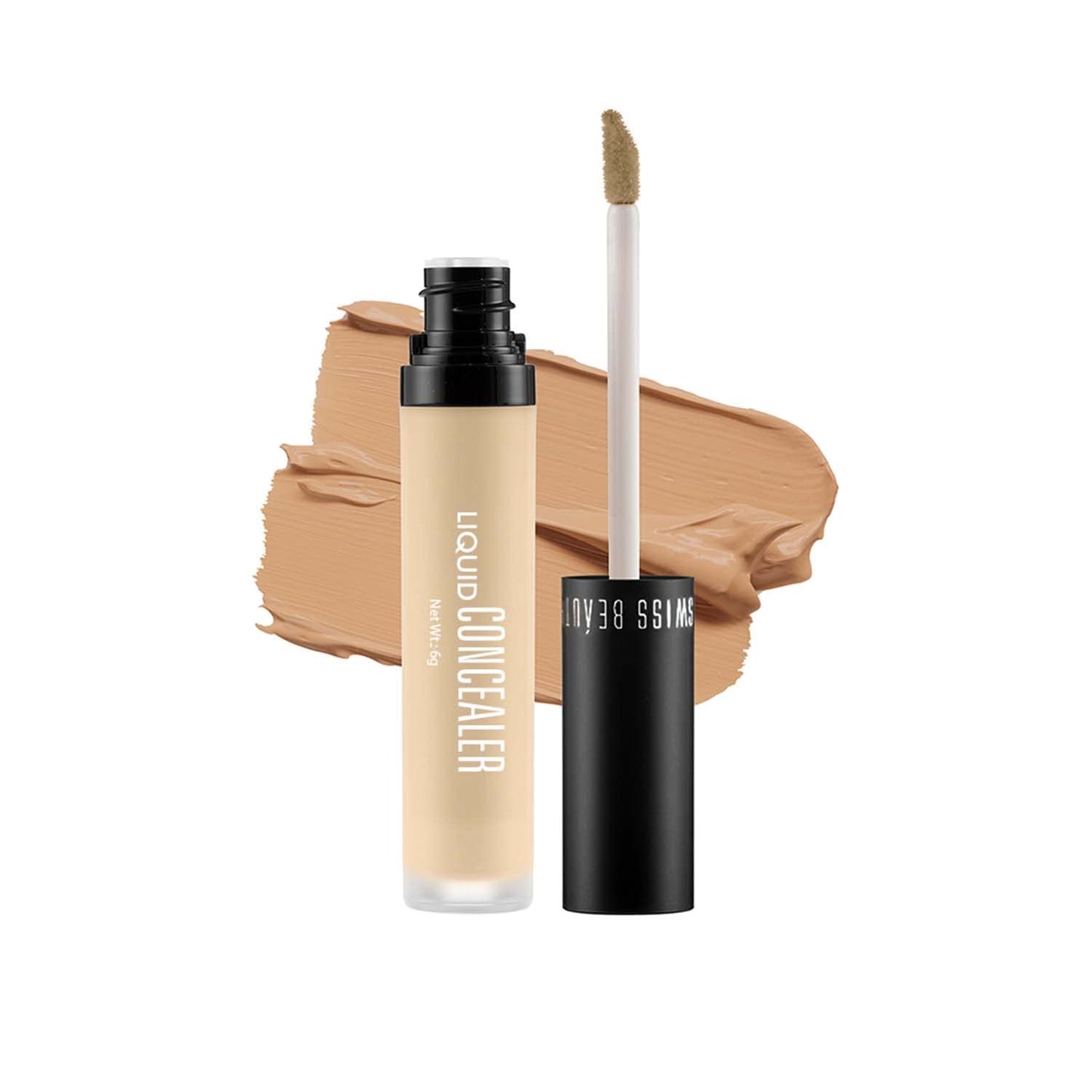 Swiss Beauty Liquid Light weight Concealer with Full Coverage | Easily Blendable Concealer
