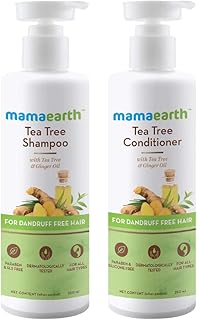 Mamaearth Anti Dandruff Hair Kit: Tea Tree Shampoo 250 ml + Conditioner 250
