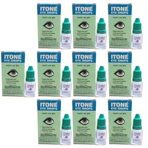 WUTAIN 10 x Itone Ayurvedic Herbal Eye Drops Natural Allergies 10ml-