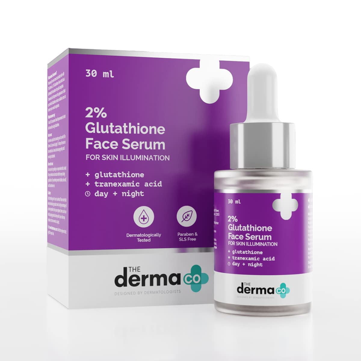The Derma Co 2% Glutathione FaceSerum With Glutathione And Tranexamic Acid For Skin Illumi