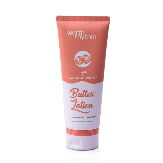 Earth Rhythm Rose & Coconut Water Butter Lotion: Soothing, All Skin