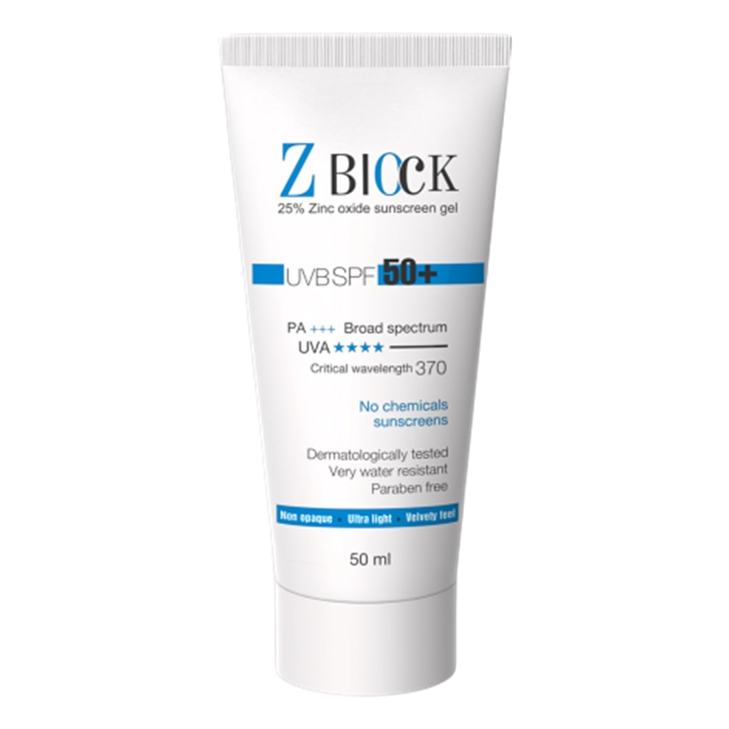 Z-Block 25% Zinc Oxide Sunscreen Gel: SPF 58,