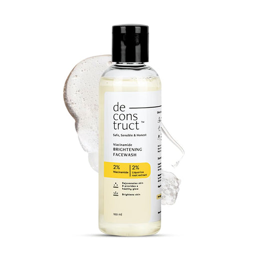 Deconstruct Niacinamide Brightening Facewash | 2% Niacinamide + 2% Liquorice Root Extract