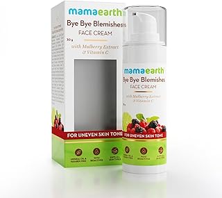 Mamaearth Bye Bye Blemishes Face Cream: Mulberry Extract & Vitamin C, 30