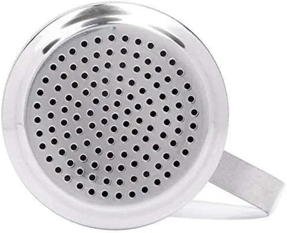 iKonbi Stainless Steel Chocolate Shaker| Chat Masala Sprinkler| Dredger Shaker with Handle- Set of 2