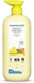 Mamaearth Vitamin C Daily BodyLotion For Skin smoothening with Vitamin C & Honey 400ml | N