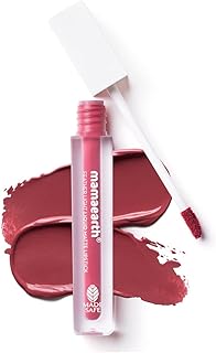 Mamaearth Feather Light Liquid Matte Lipstick: Coconut & Vitamin E, 01 Nude Rose, 3.5
