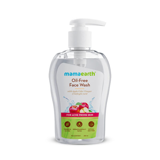 Mamaearth Oil-Free FaceWash: Apple Cider Vinegar & Salicylic Acid, 250
