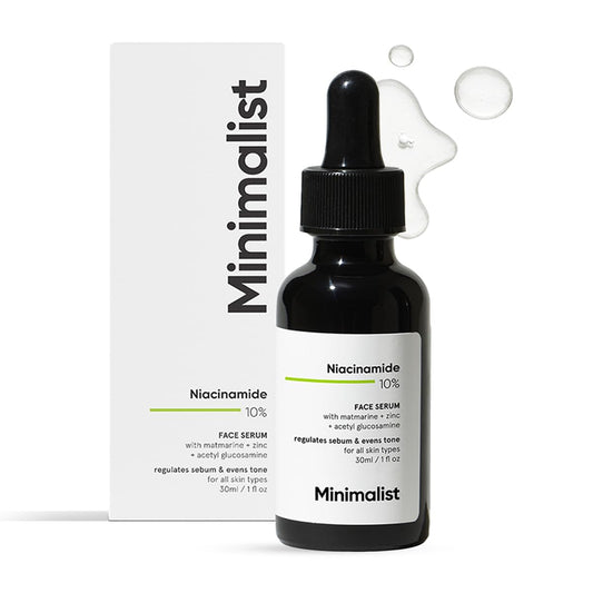 Minimalist 10% Niacinamide Face Serum: Oil Balancing, Zinc,
